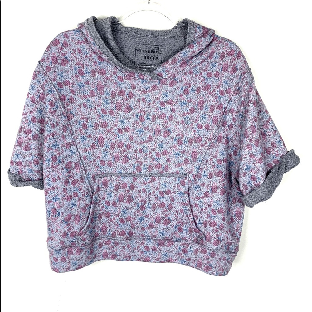 3/$25 WE THE FREE Free People Floral Hoodie
